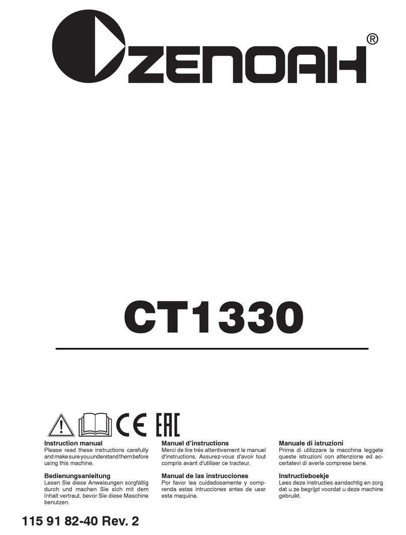 Zenoah CT1330 instruction manual