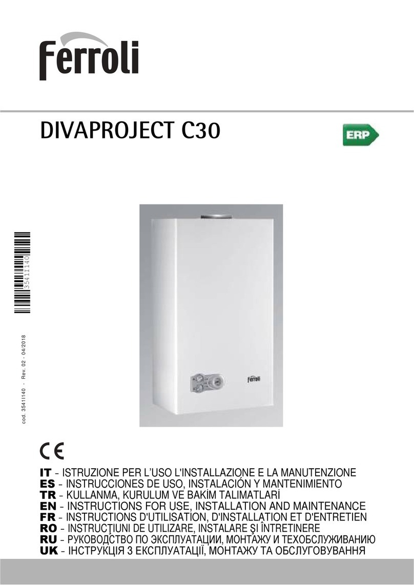 Ferroli DIVAPROJECT C30 Technical manual