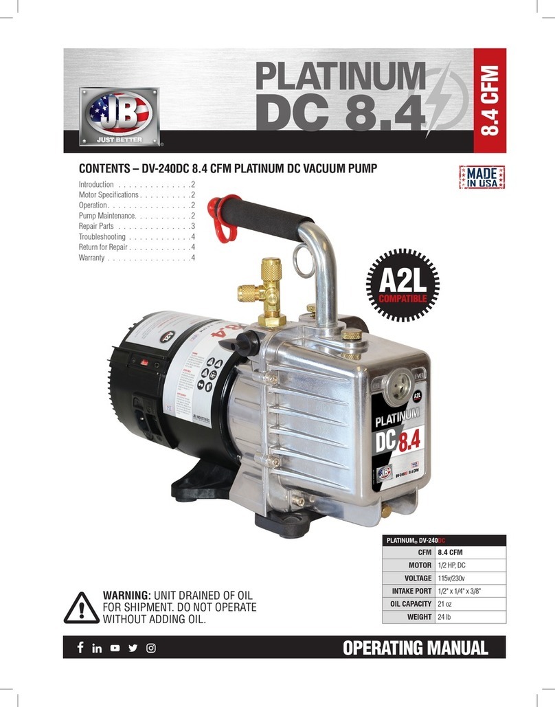 JB PLATINUM DC 8.4 operating manual