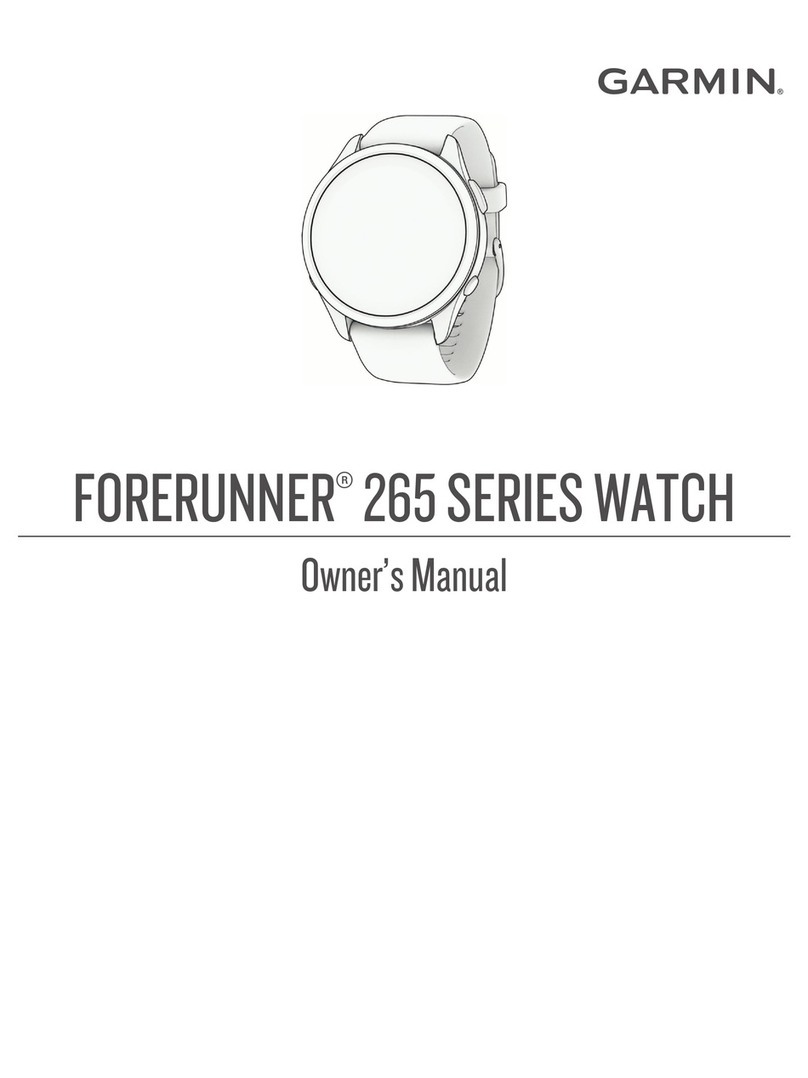 Garmin FORERUNNER 265 Series owner's manual