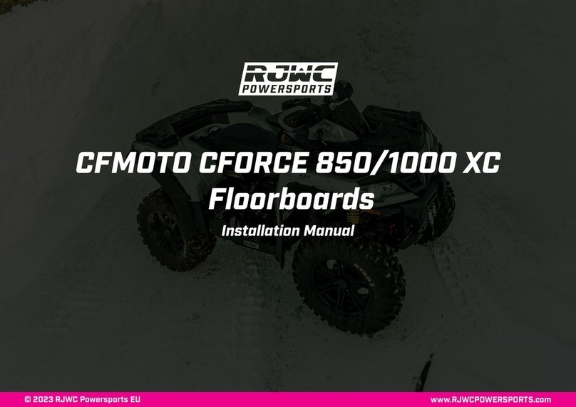 RJWC CFMOTO CFORCE 850 XC installation manual RJWC CFMOTO CFORCE 850 XC installation manual