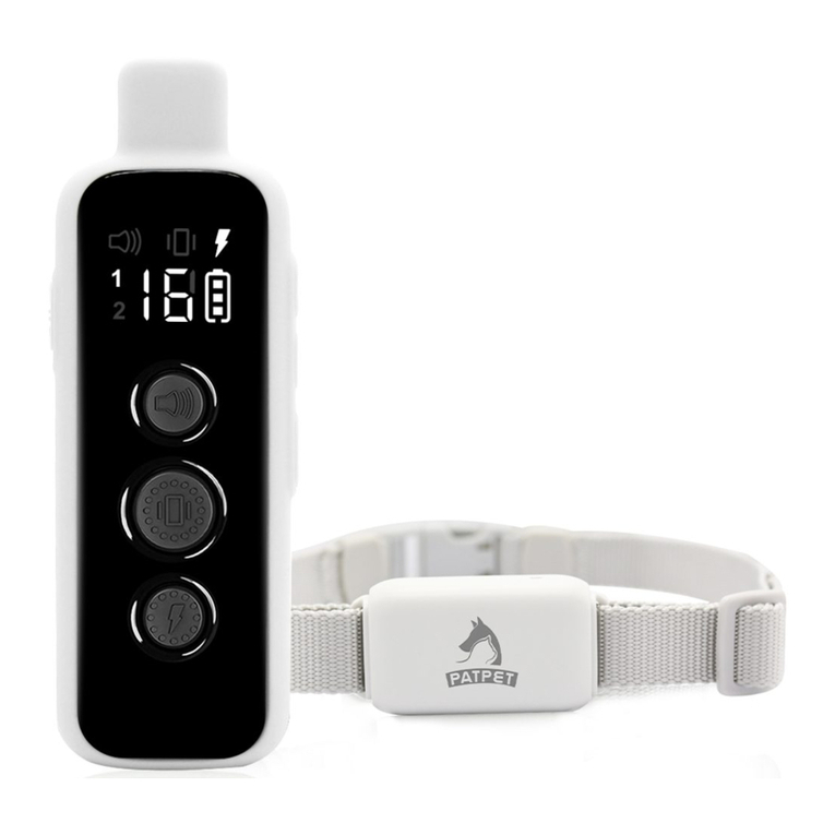 Patpet p-collar 650 quick start guide