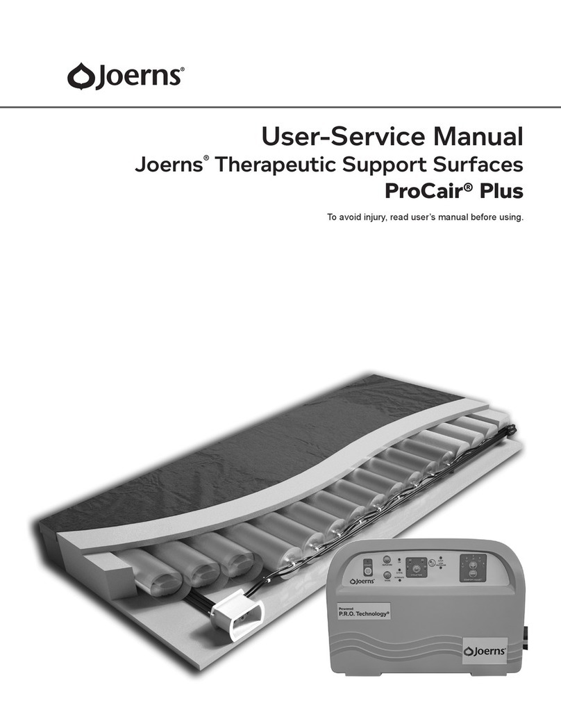 Joerns ProCair Plus Troubleshooting guide