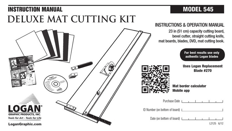Logan Graphic Products 545 instruction manual