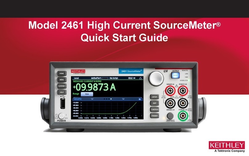 Keithley 2461 User manual Keithley 2461 User manual