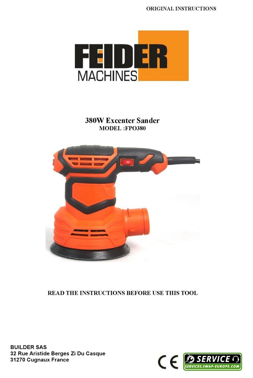 Feider Machines FPO380 User manual