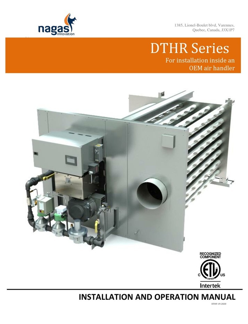 Nagas DTHR Series Installation and operation manual