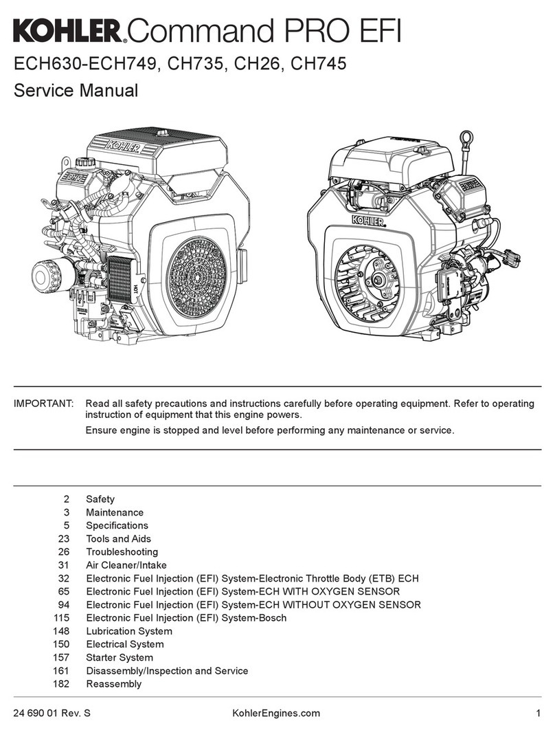 Kohler Command PRO EFI Service manual