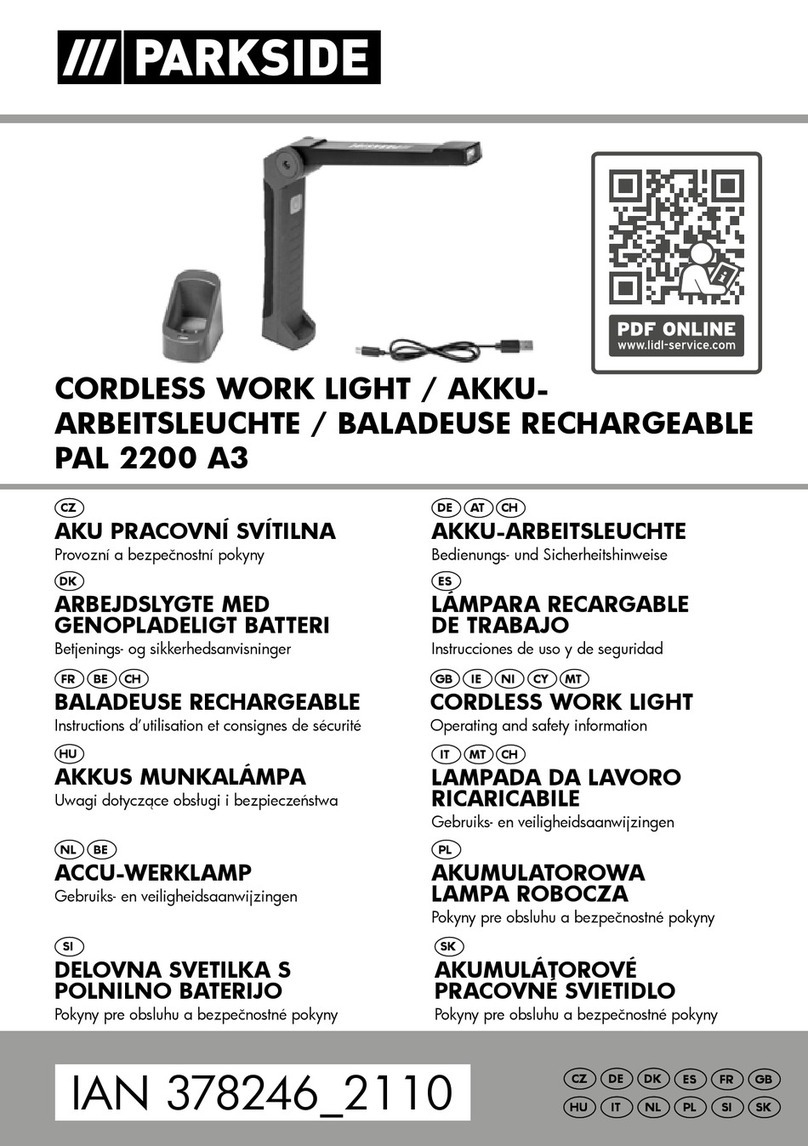 Parkside PAL 2200 A3 manual