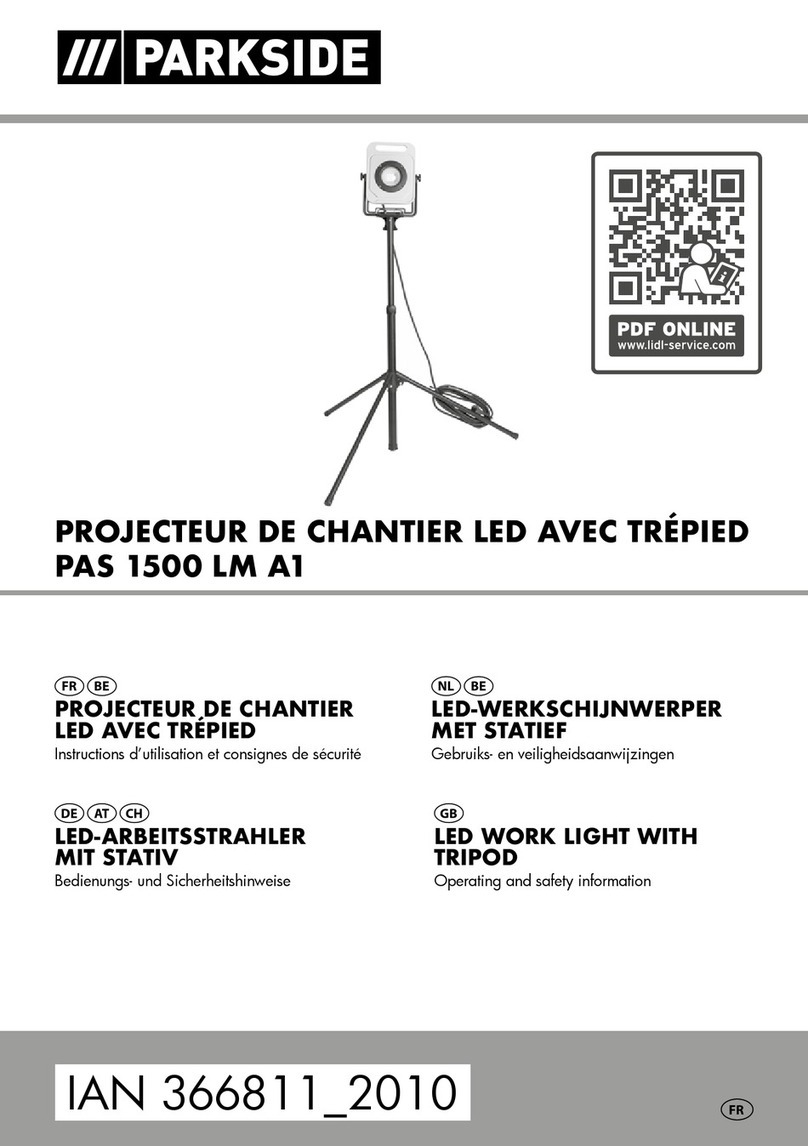 Parkside PAS 1500 LM A1 User manual