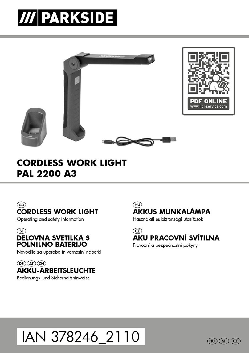 Parkside PAL 2200 A3 manual