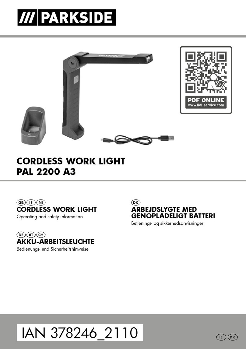 Parkside PAL 2200 A3 User manual