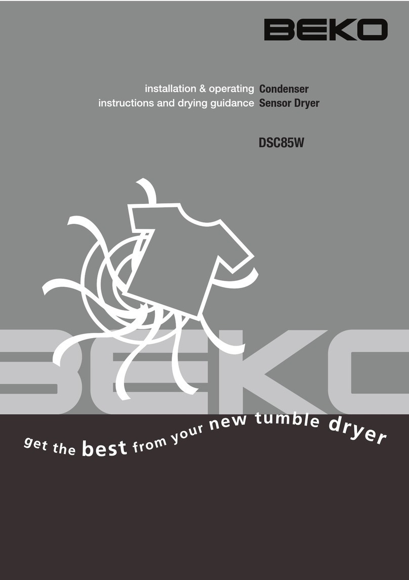 Beko DSC85W Manual