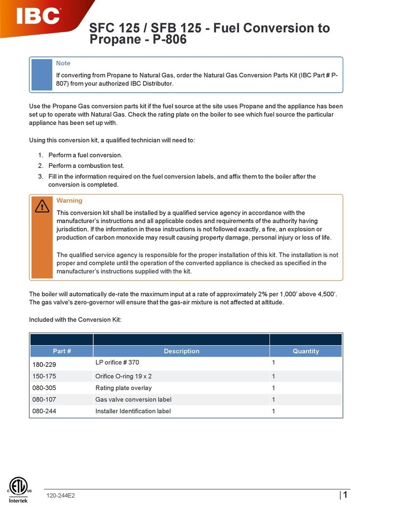 IBC SFC-125 Quick start guide