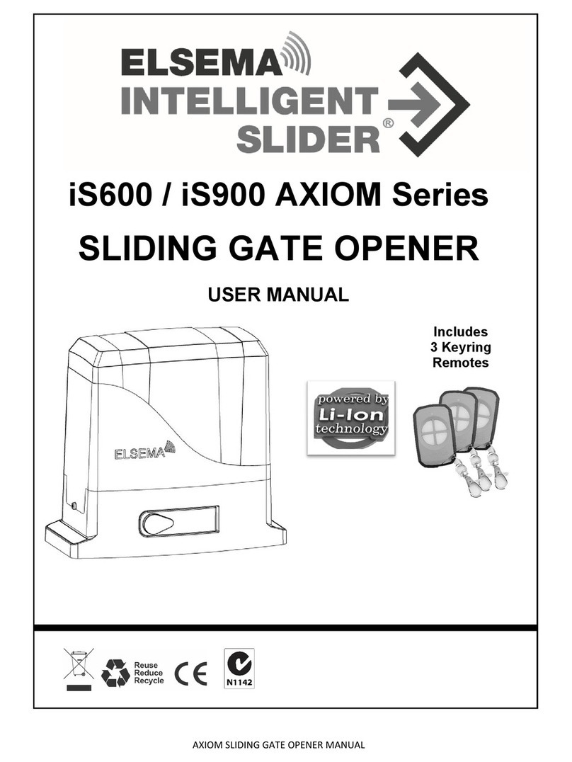 Elsema AXIOM iS600 Series user manual