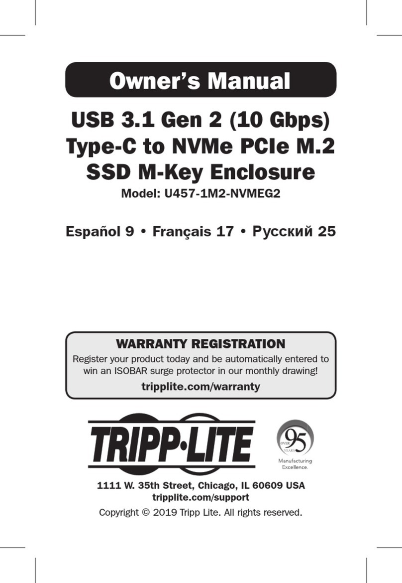 Tripp Lite U457-1M2-NVMEG2 owner's manual