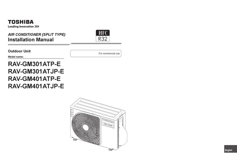 Toshiba RAV-GM401ATJP-E User manual