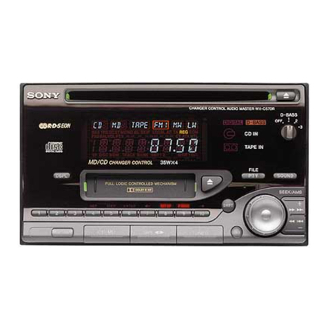 Sony WX-C570 User manual