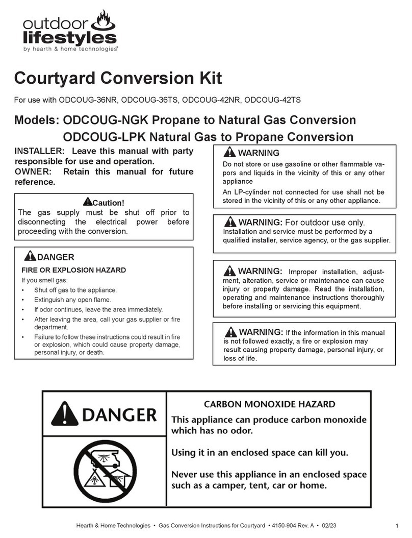 Outdoor Lifestyles ODCOUG-NGK manual Outdoor Lifestyles ODCOUG-NGK manual