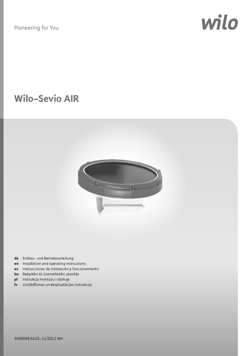 Wilo Wilo-Sevio AIR User manual