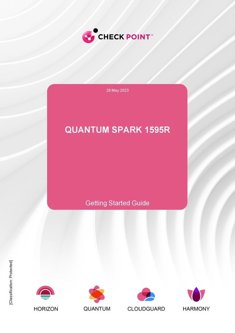 Checkpoint QUANTUM SPARK 1595R User manual