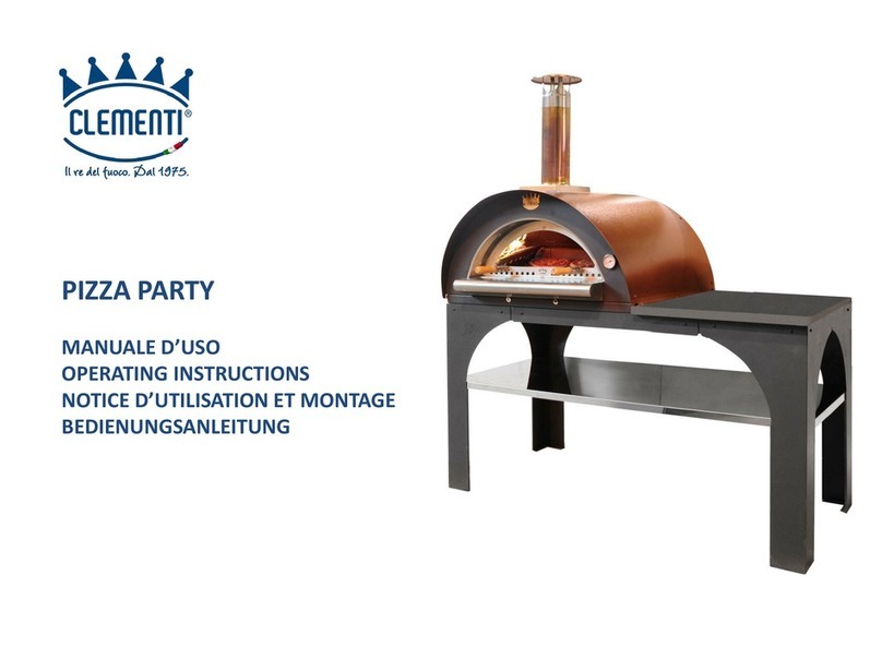 Clementi PIZZA PARTY operating instructions