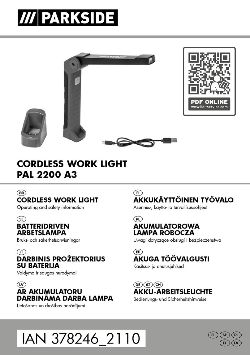 Parkside PAL 2200 A3 manual