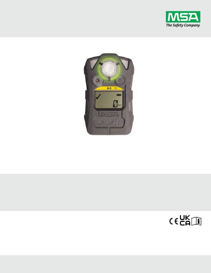 MSA ALTAIR 2X User manual