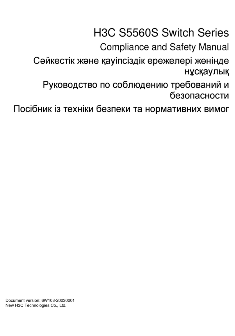 H3C S5560S Series Instruction Manual