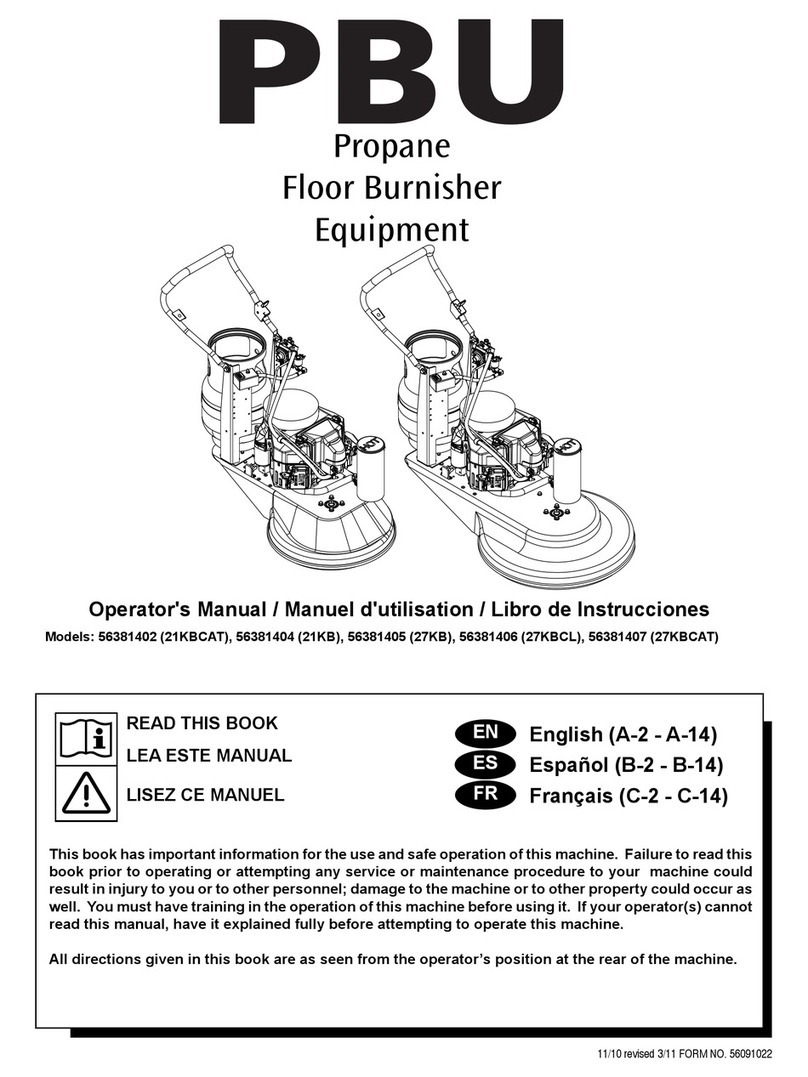 PBU 21KBCAT Operator's manual