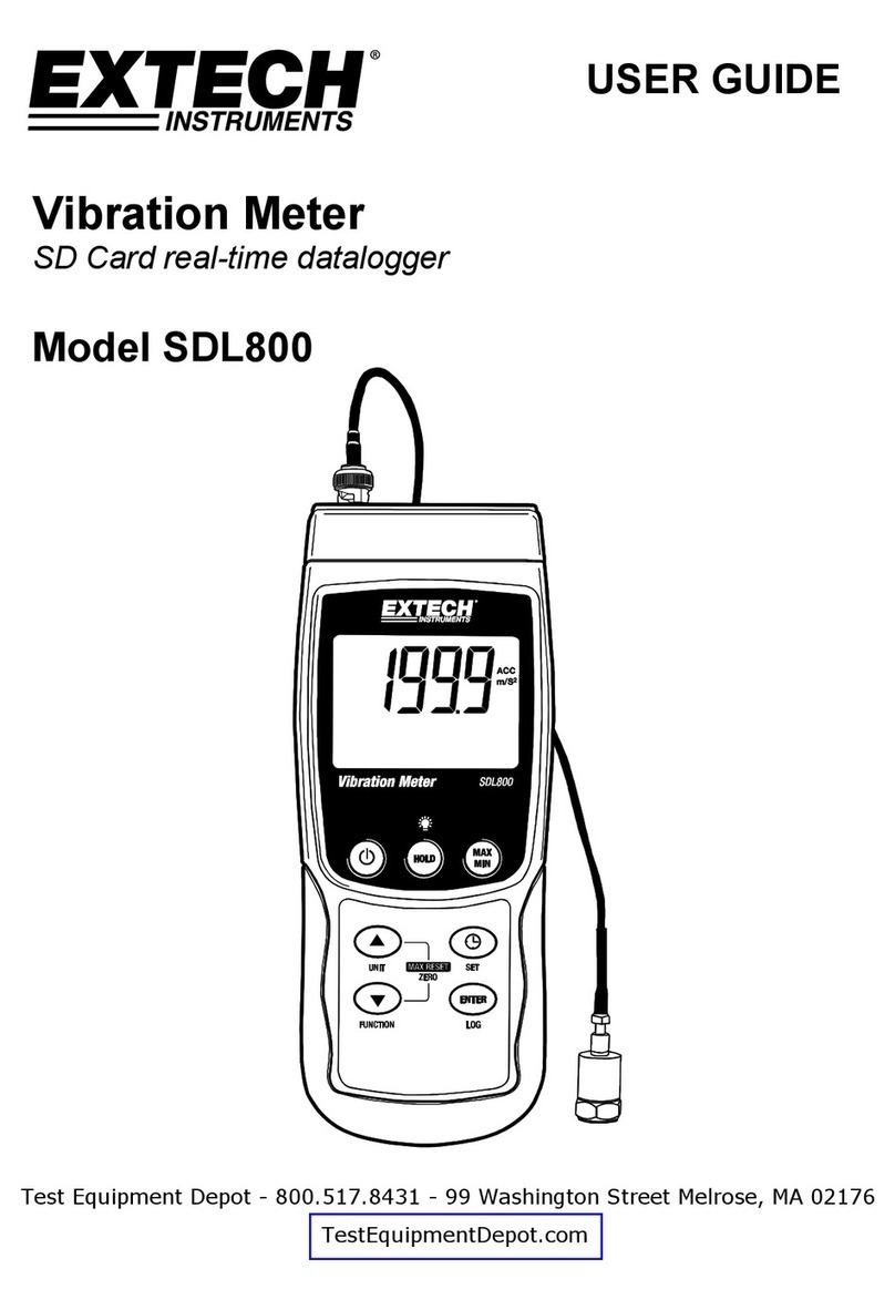 Extech Instruments SDL800-NIST User manual