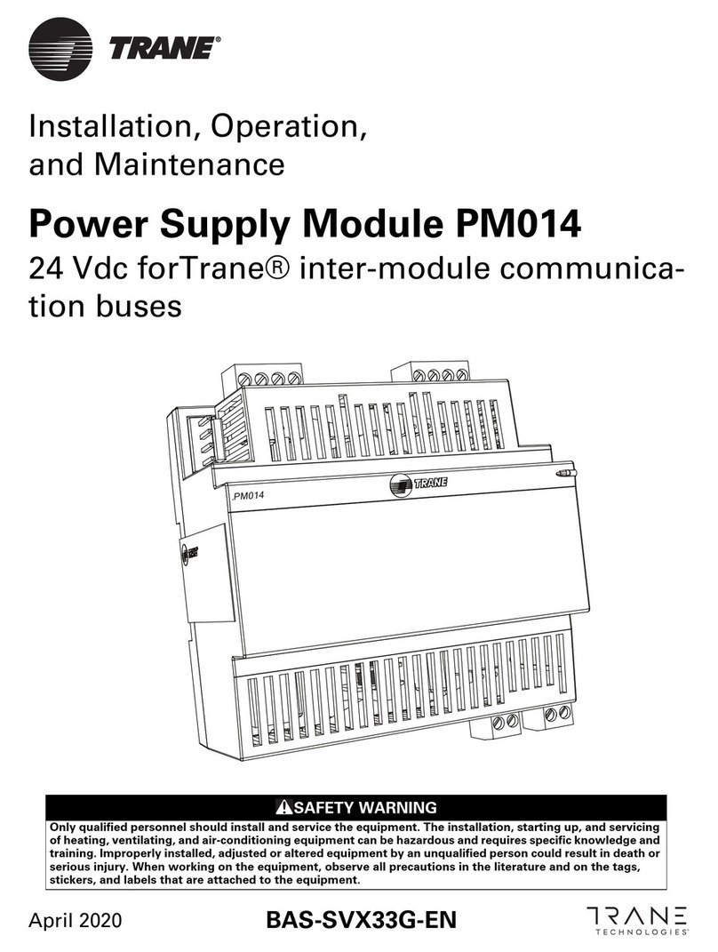 Trane Technologies PM014 24 Installation, operation and maintenance