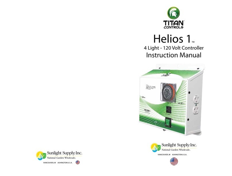 Sunlight Supply Titan Controls Helios 1 instruction manual