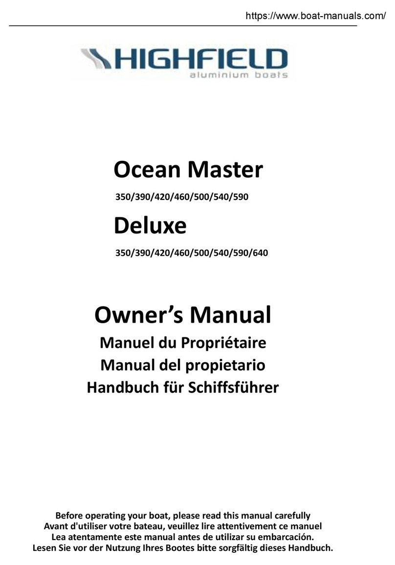 Highfield Ocean Master 390 User manual