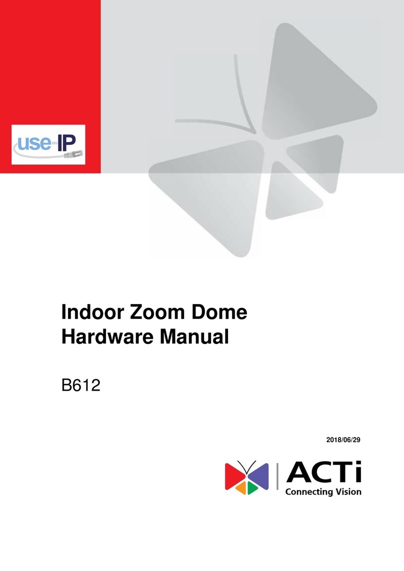 ACTi B612 Hardware manual
