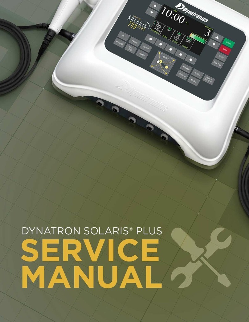 Dynatronics Solaris Plus D715T User manual Dynatronics Solaris Plus D715T User manual