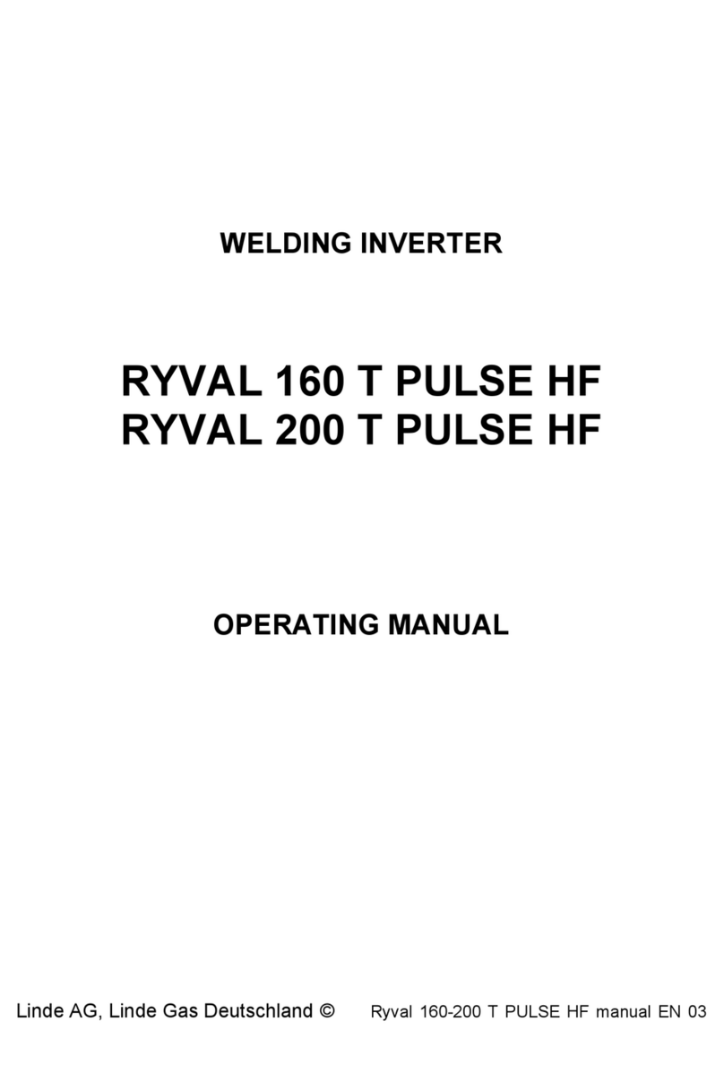 Linde RYVAL 160 T PULSE HF operating manual