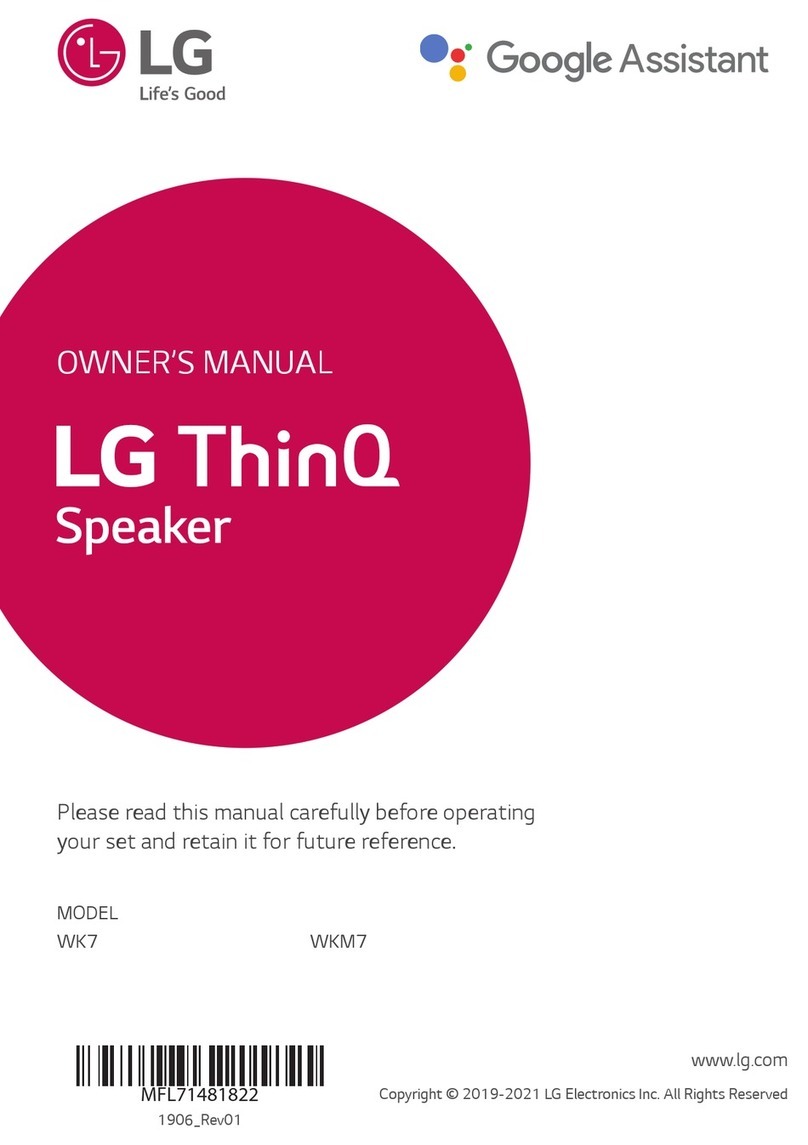 LG ThinQ WKM7 User manual