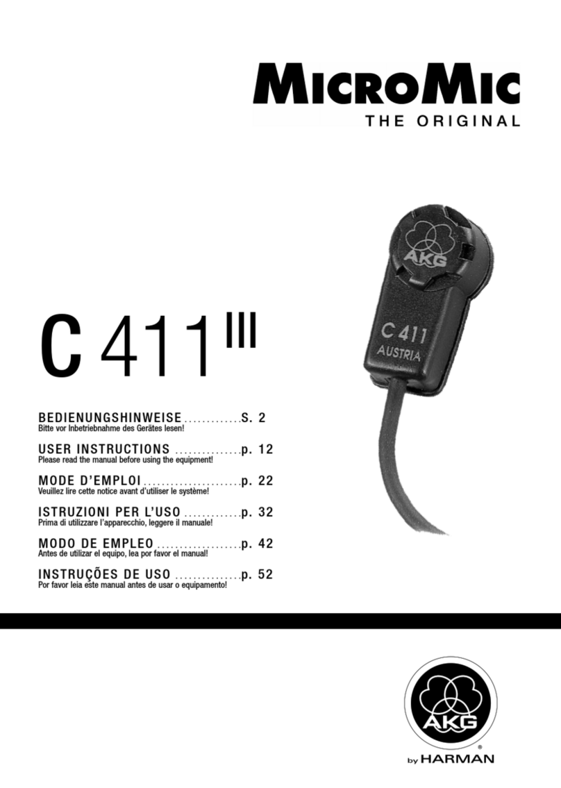 MicroMic C 411 III User manual