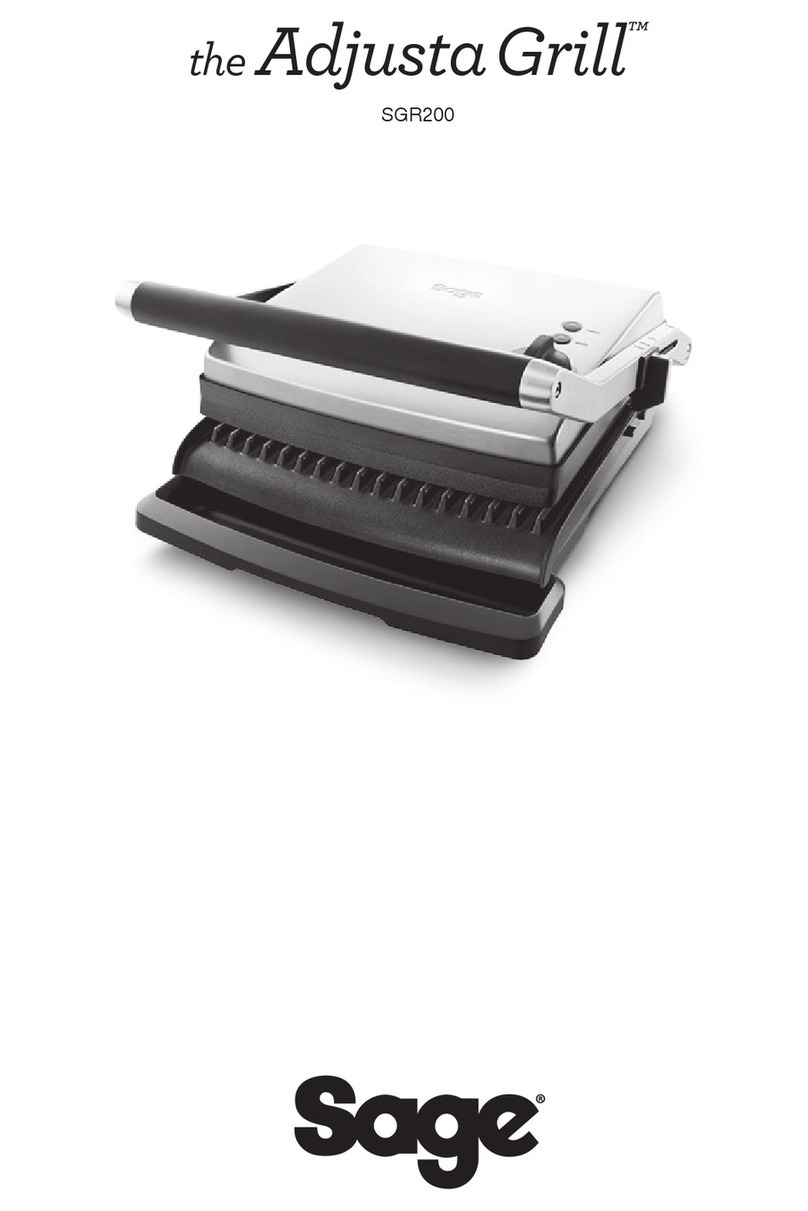 Sage SGR200 User manual