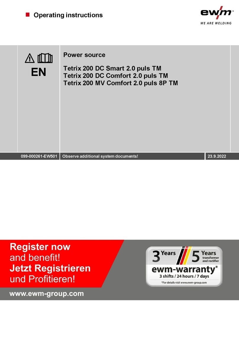 EWM Tetrix 200 DC Smart 2.0 puls TM User manual