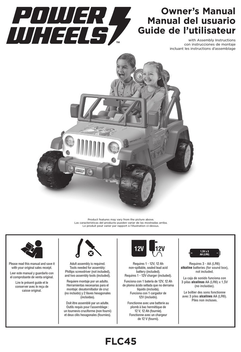 Power Wheels FLC45 User manual