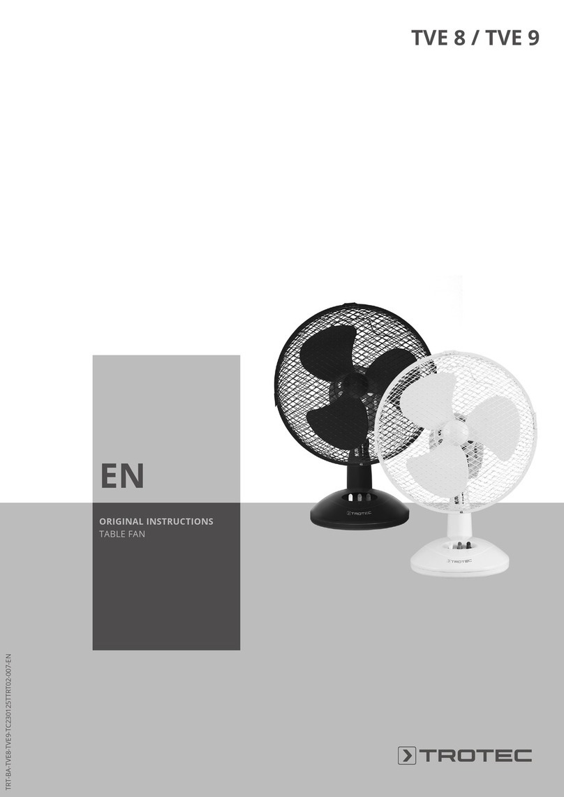 Trotec TVE 9 User manual