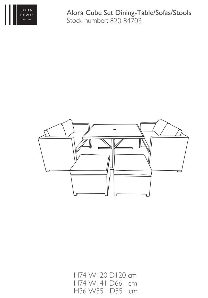 John Lewis Alora Cube 820 84703 User manual