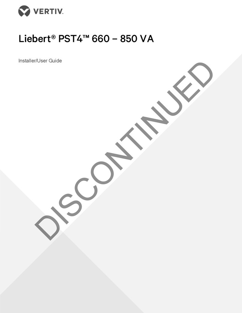 Vertiv Liebert PST4-660MT120 Installation and maintenance instructions Vertiv Liebert PST4-660MT120 Installation and maintenance instructions