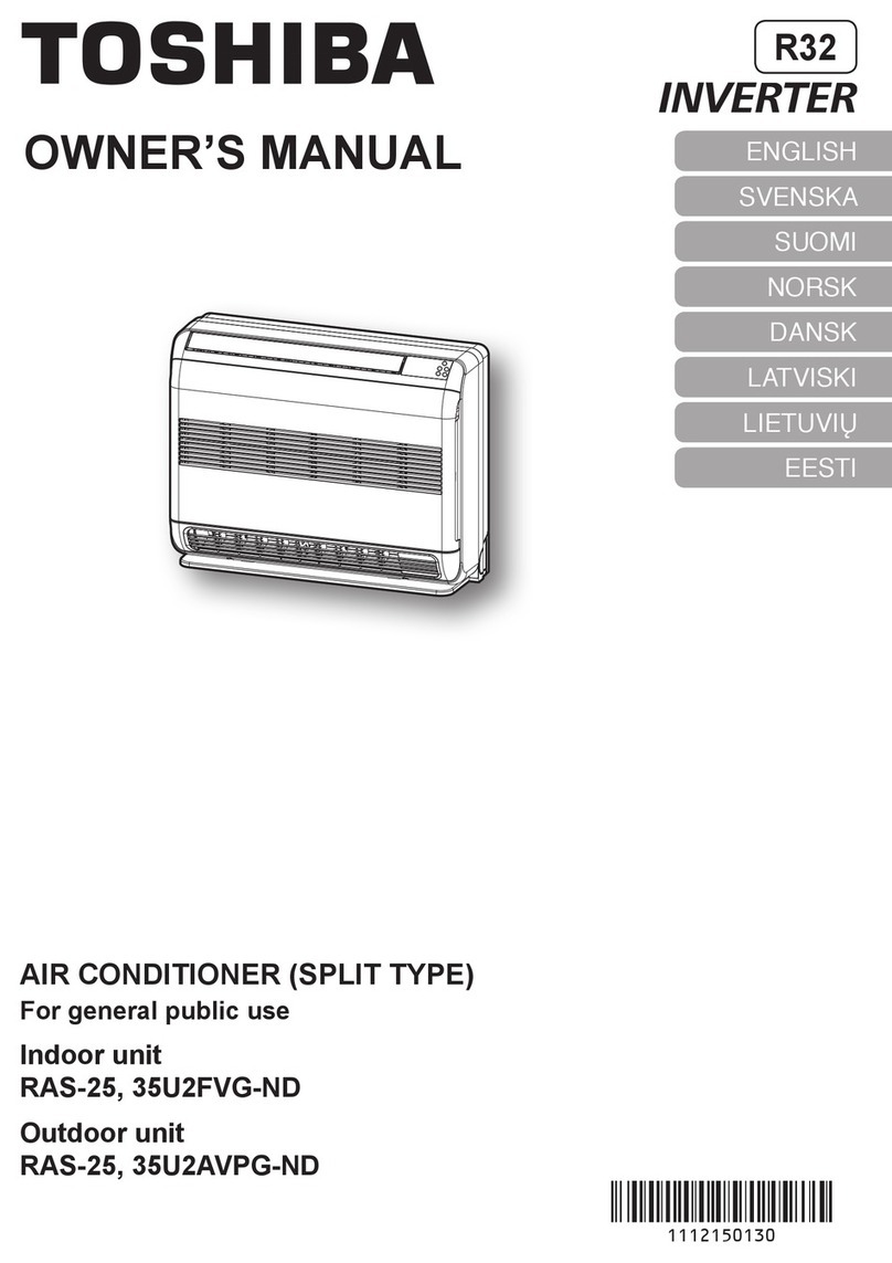 Toshiba RAS-35U2FVG-ND User manual