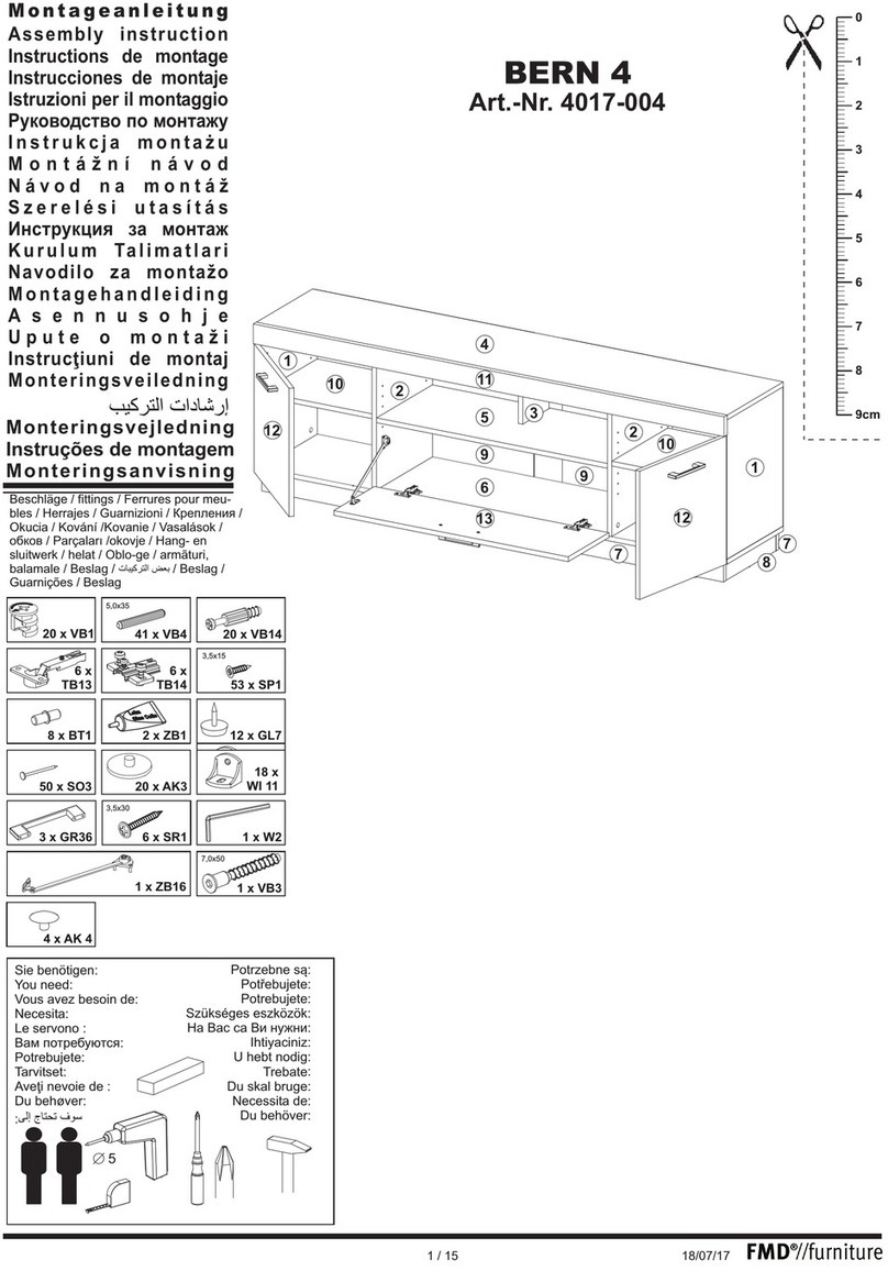 FMD Furniture BERN 4 4017-004 Assembly instruction