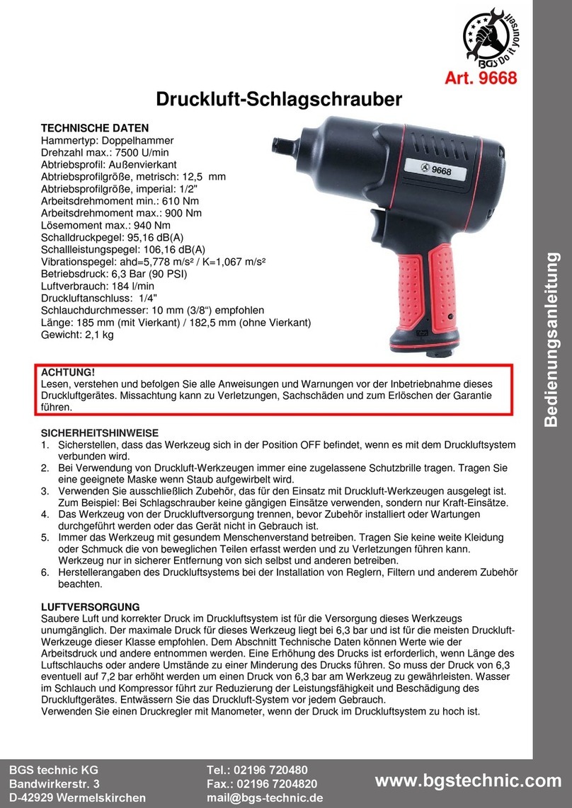 BGS technic 9668 User manual