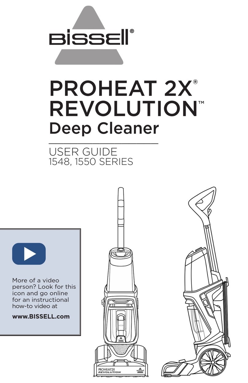 Bissell PROHEAT 2X REVOLUTION 1550 Series User manual
