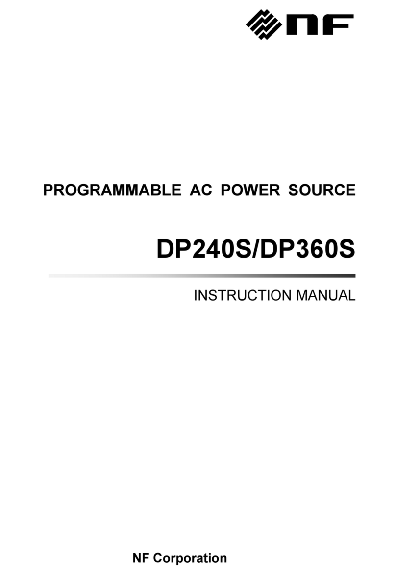 NF DP240S User manual